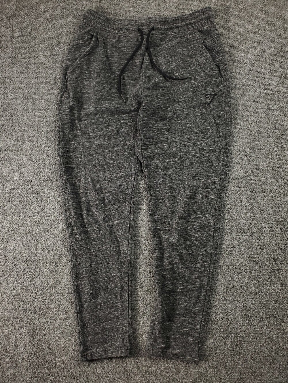 Gymshark Sweatpants Mens Medium Lounge Pants Casual Tapered Drawstring Gray